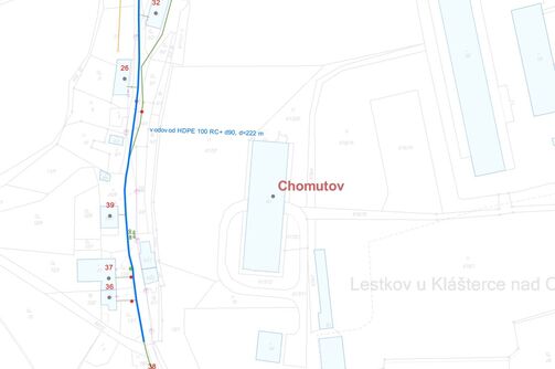 Klášterec nad Ohří, Lestkov, pod VDJ – rekonstrukce vodovodu