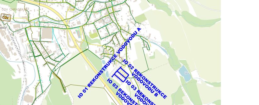 Chrastava, Textilanská, rekonstrukce vodovodu
