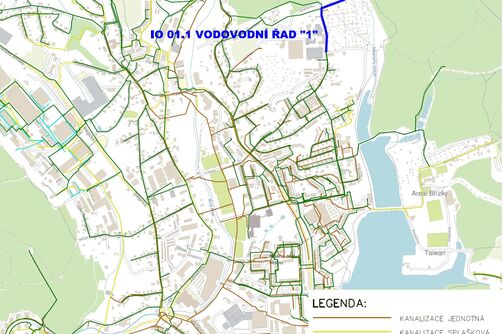 Jablonec nad Nisou, Arbesova, rekonstrukce vodovodu