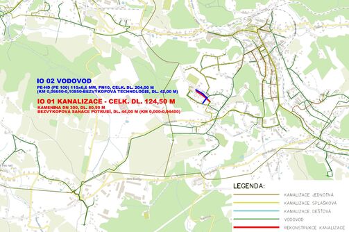 Smržovka, Sportovní - rekonstrukce kanalizace a vodovodu
