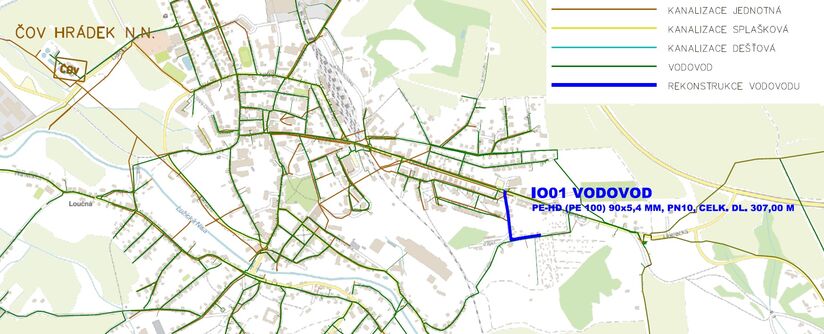 Hrádek n. N., Polní - rekonstrukce vodovodu