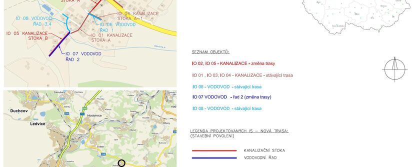 Světec, Štrbice - rekonstrukce kanalizace a vodovodu