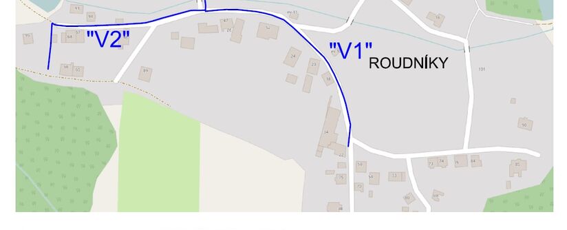 Chabařovice, Roudníky - rekonstrukce vodovodu