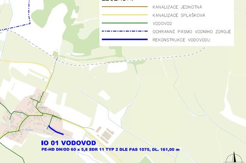 Děčany, Solany – rekonstrukce vodovodu