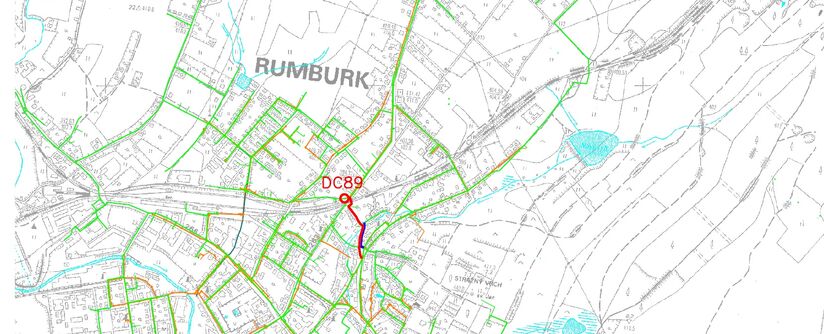 Rumburk, Jiříkovská – odstranění výusti DC 89