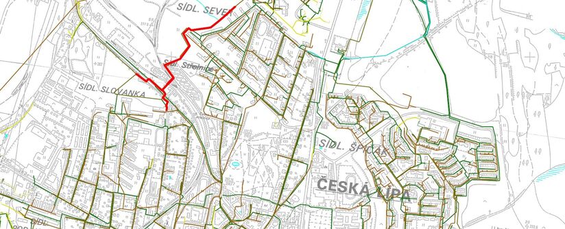 Česká Lípa, Stoupno, rekonstrukce přivaděče