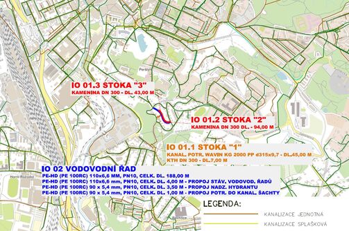 Liberec, Energetiků – rekonstrukce kanalizace a vodovodu