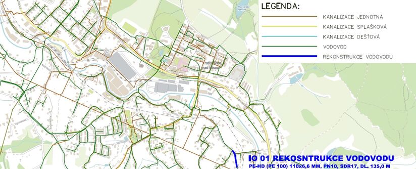 Liberec, Prosečská – rekonstrukce vodovodu
