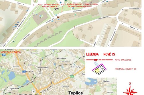 Teplice, Sady Čs. armády – opatření na OK 10