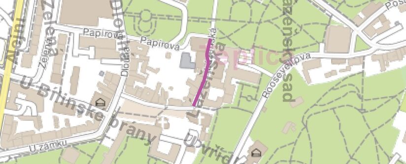 Teplice, Lázeňská ulička – rekonstrukce kanalizace