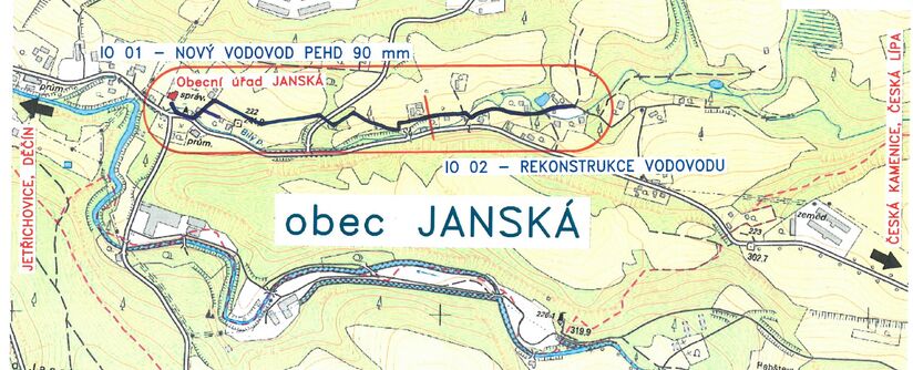 Janská – rekonstrukce vodovodu k OÚ