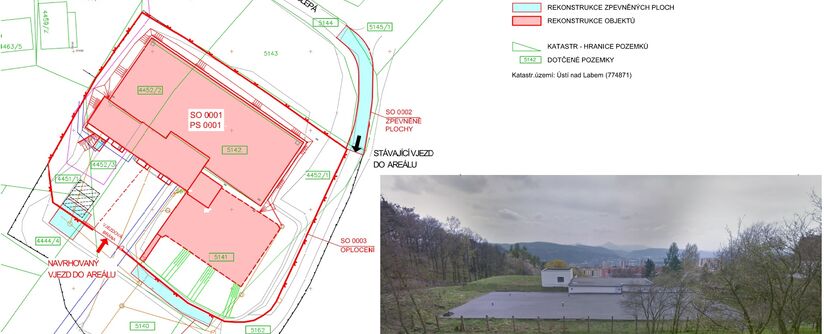 Ústí nad Labem, Stříbrníky - rekonstrukce vodojemu