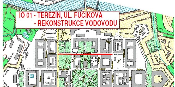 Terezín, Fučíkova – rekonstrukce vodovodu