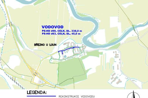 Postoloprty, Březno, náves – rekonstrukce vodovodu