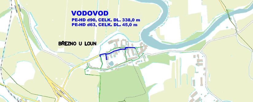 Postoloprty, Březno, náves – rekonstrukce vodovodu