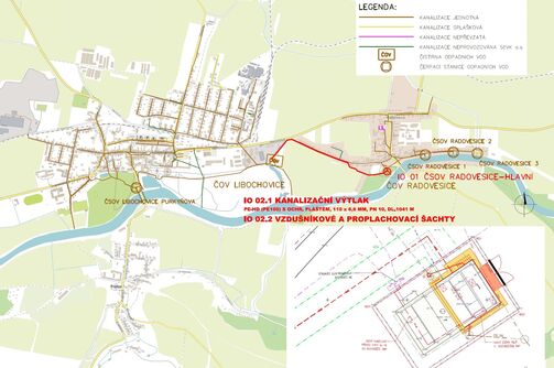 Radovesice – převedení OV na ČOV Libochovice