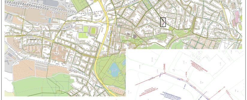 Teplice, Vrchlického, II. a III. etapa rekonstrukce kanalizace a vodovodu a vodovodu