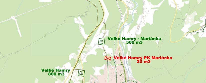 Velké Hamry, PK Mariánka - rekonstrukce