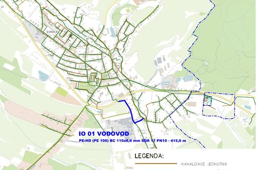 Cvikov, Tovární – rekonstrukce vodovodu