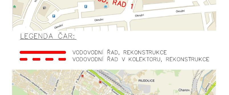 Most, Bohuslava Vrbenského – rekonstrukce vodovodu