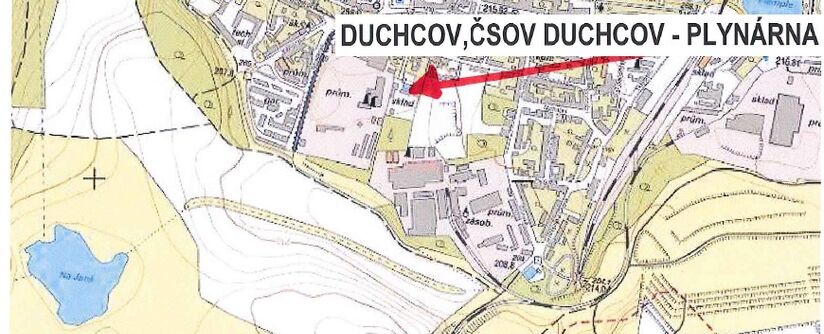 Duchcov, ČSOV Duchcov – plynárna úprava rozdělovacích objektů a dešťové zdrže