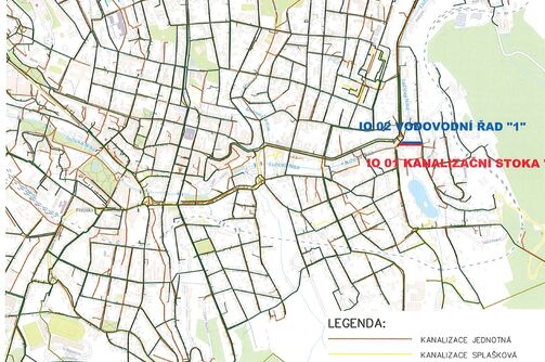Jablonec nad Nisou, Husova – rekonstrukce kanalizace a vodovodu