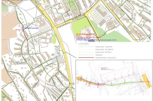 Ústí nad Labem, V Lukách – rekonstrukce kanalizace