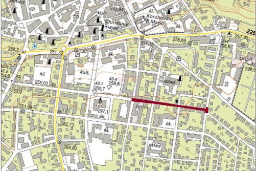 Žatec, Studentská, čp.1230 - čp.1096 – rekonstrukce kanalizace a vodovodu