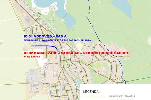 Doksy, Jiráskova – rekonstrukce vodovodu a kanalizace