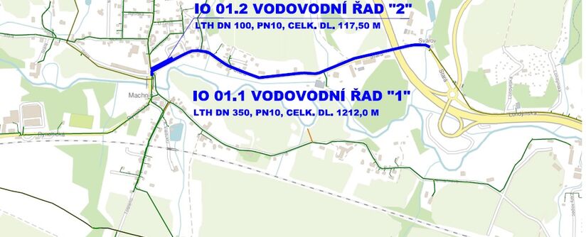 Liberec, Machnín, Stará – rekonstrukce vodovodu
