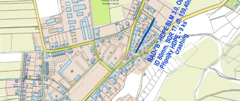 Ročov, č.p. 62 - 217 – rekonstrukce vodovodu