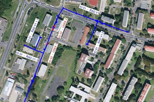 Most, Báňská, Františka Halase – rekonstrukce vodovodu a kanalizace