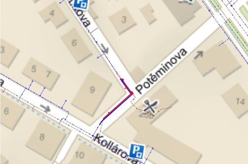 Teplice, Potěminova – rekonstrukce kanalizace a vodovodu