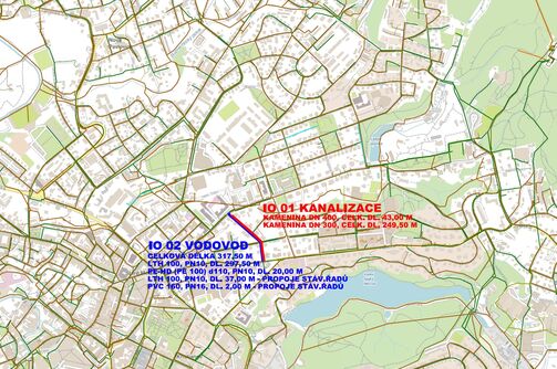 Liberec, Klostermannova – rekonstrukce kanalizace a vodovodu