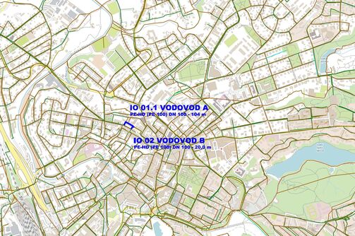 Liberec, Větrná – rekonstrukce vodovodu
