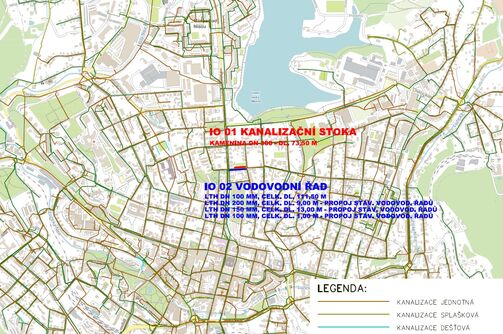 Jablonec n. N., Mánesova – rekonstrukce vodovodu a kanalizace