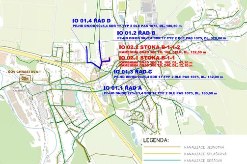 Chrastava, Bílokostelecká – rekonstrukce vodovodu a kanalizace - I. etapa