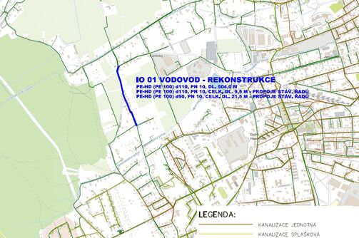 Liberec, Irkutská - rekonstrukce vodovodu