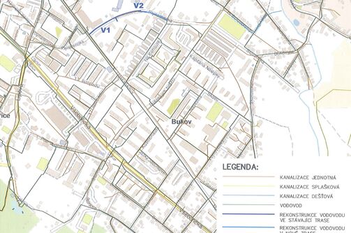 Ústí nad Labem, ul. Plynárenská – rekonstrukce vodovodu