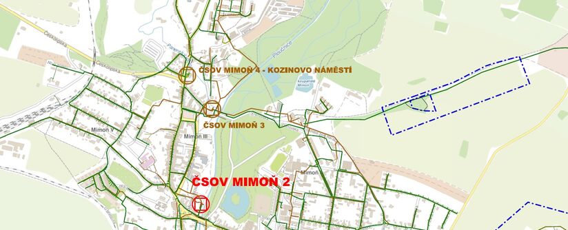 Mimoň, čerpací stanice odpadních vod Mimoň 2 – výměna čerpadel a elektrozařízení ČSOV