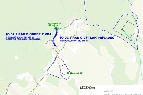 Slunečná - rekonstrukce vodovodu, II. etapa
