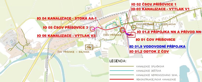 Příšovice - výstavba ČOV