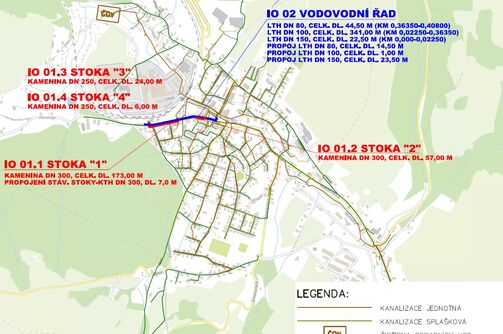 Rychnov u Jablonce nad Nisou, Nádražní – rekonstrukce kanalizace a vodovodu