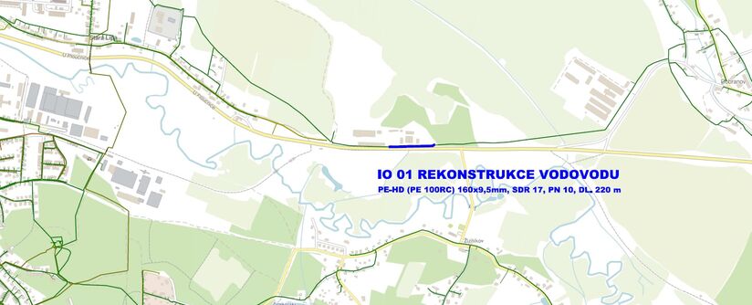 Česká Lípa, Stará Lípa - Dobranov, rekonstrukce vodovodu