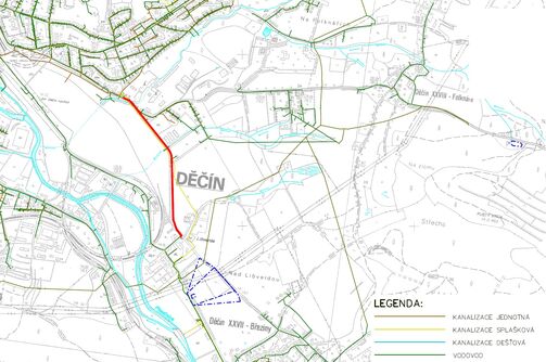 Děčín, Benešovská - rekonstrukce vodovodu