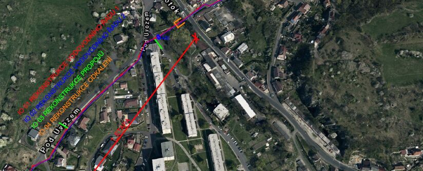 Ústí nad Labem, Pod Úvozem – rekonstrukce vodovodu