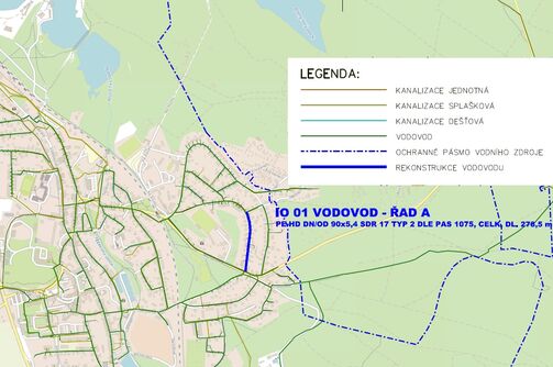 Doksy, Husova - rekonstrukce vodovodu- II. etapa