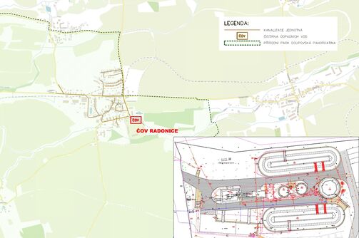 Radonice, ČOV – rekonstrukce