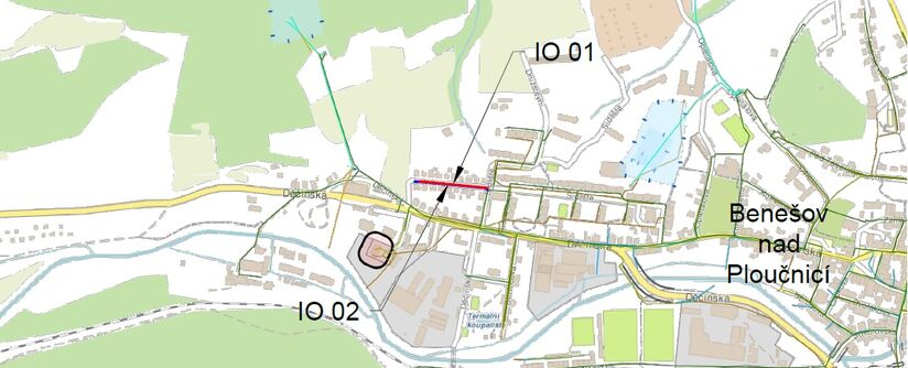 Benešov n.P., Vilová - rekonstrukce kanalizace a vodovodu