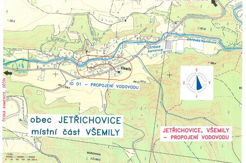 Jetřichovice, Všemily – propojení vodovodu